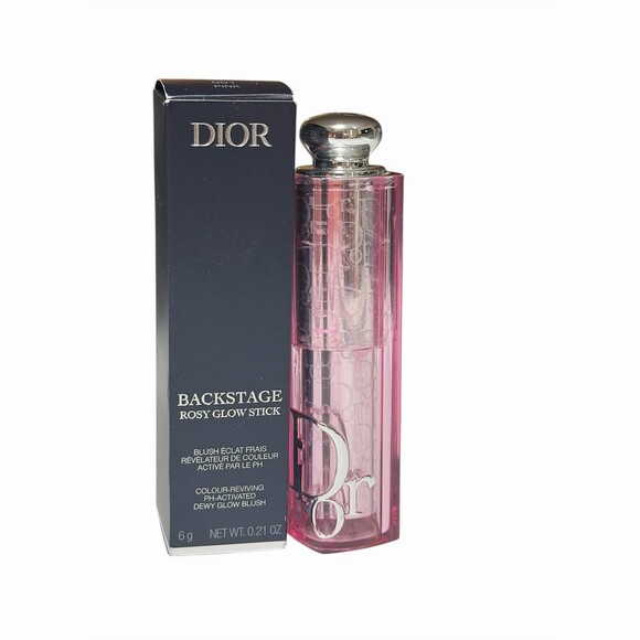 Dior Backstage Rosy Glow Stick Blush 001 Pink pH-Activated Dewy Glow - Picture 6 of 9
